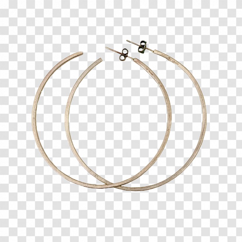 Earring Jewellery Silver Bracelet Necklace - Metal - Hoop Earrings Transparent PNG