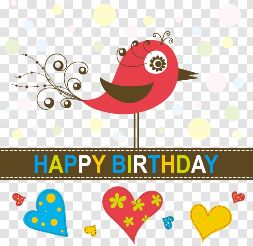 Euclidean Vector Speech Balloon Illustration - Flower - Bird Love Birthday Transparent PNG
