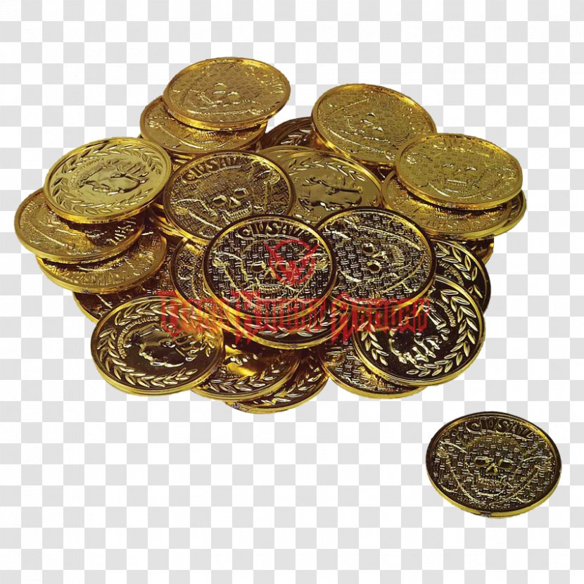 Gold Coin Pirate Coins Piracy Transparent PNG