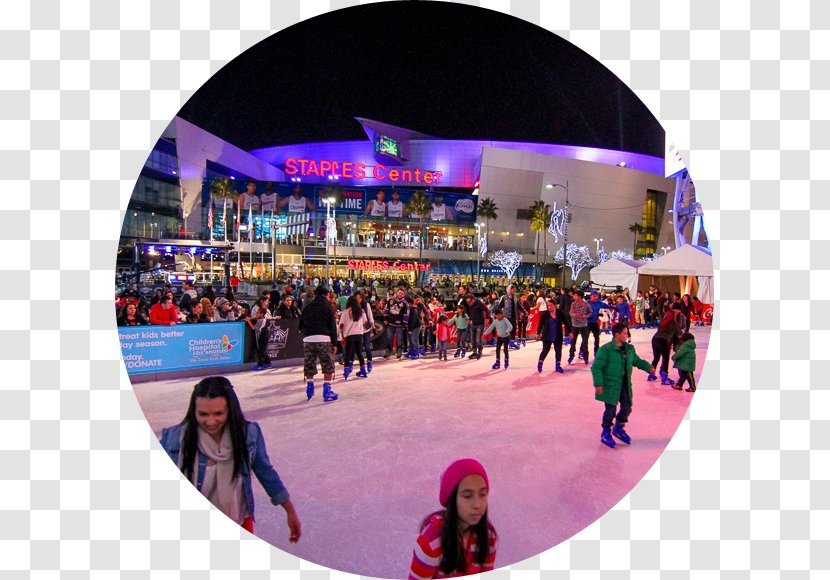 L.A. Live Ice Rink Los Angeles Kings Skating Recreation Transparent PNG