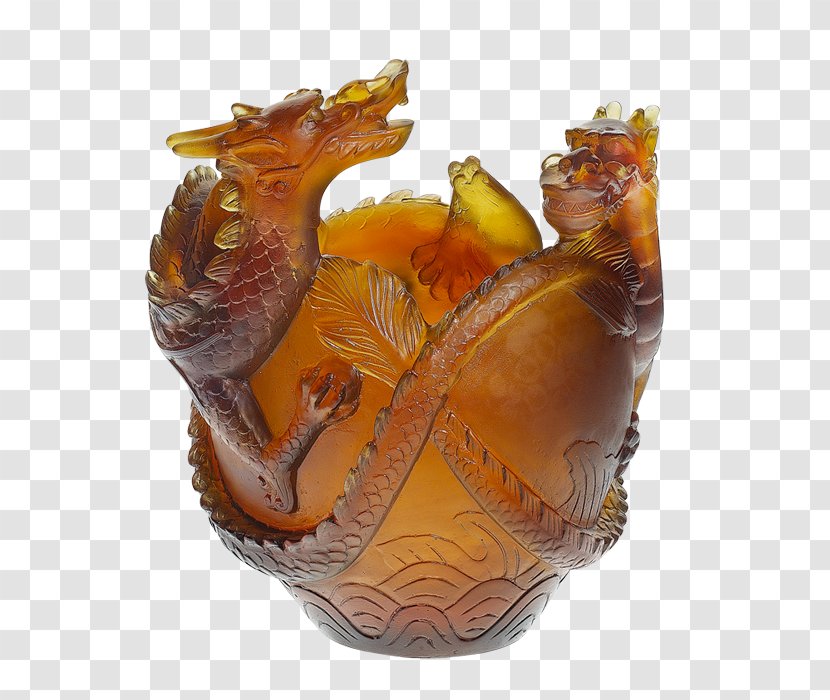 Daum Horse Vase L Amber, Ltd 500 EX Nancy Glass - Decorative Arts Transparent PNG
