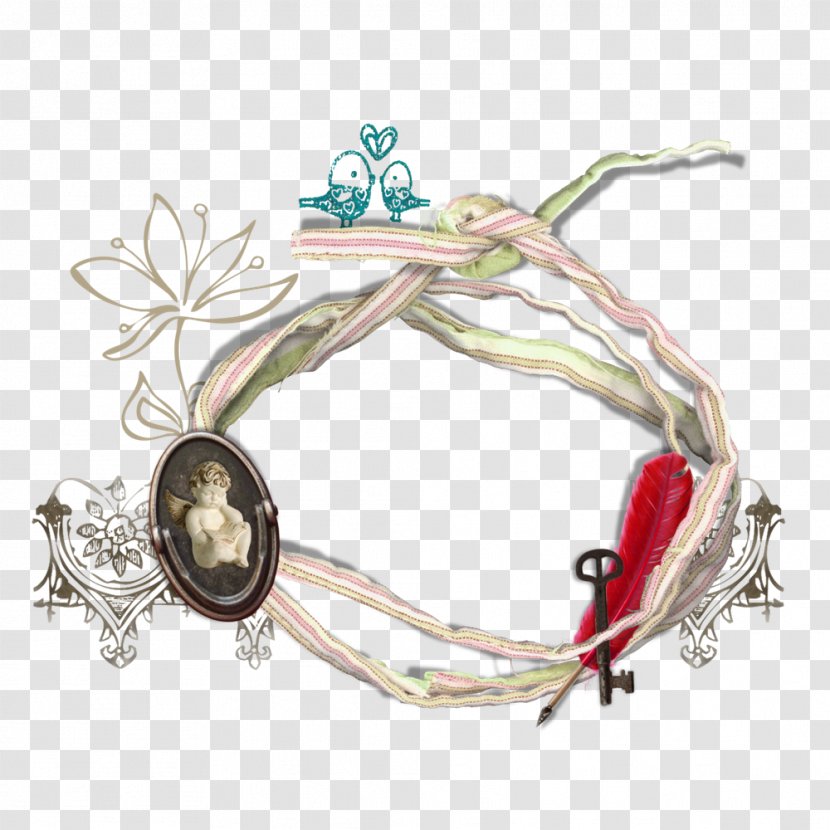 Designer Illustration - Bracelet - Creative Floral Border Painting Transparent PNG