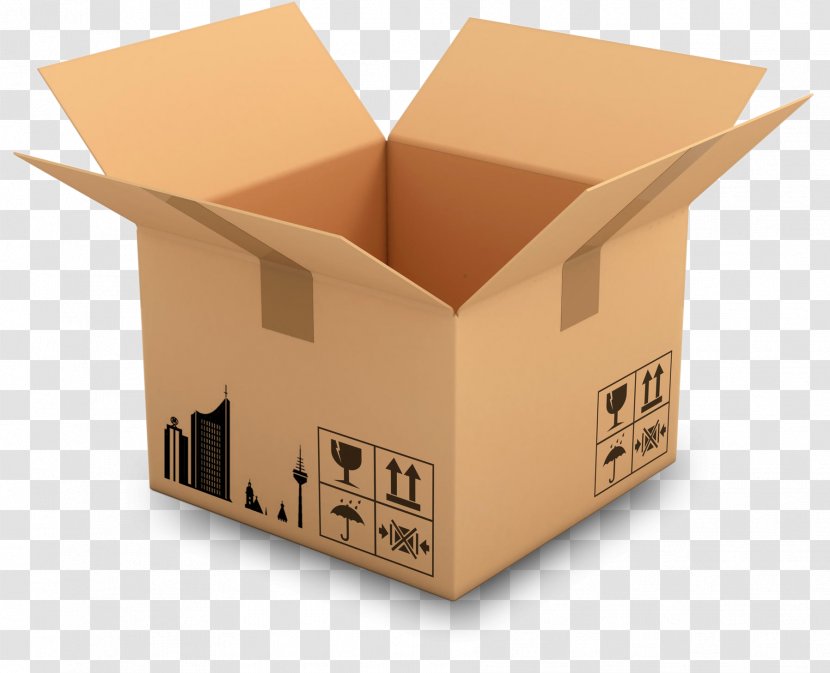 Paper Cardboard Box Corrugated Design Fiberboard - Parcel Transparent PNG