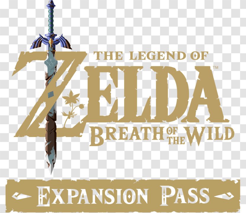 The Legend Of Zelda: Breath Wild Nintendo Downloadable Content Logo - Text - How To Draw Master Sword Transparent PNG