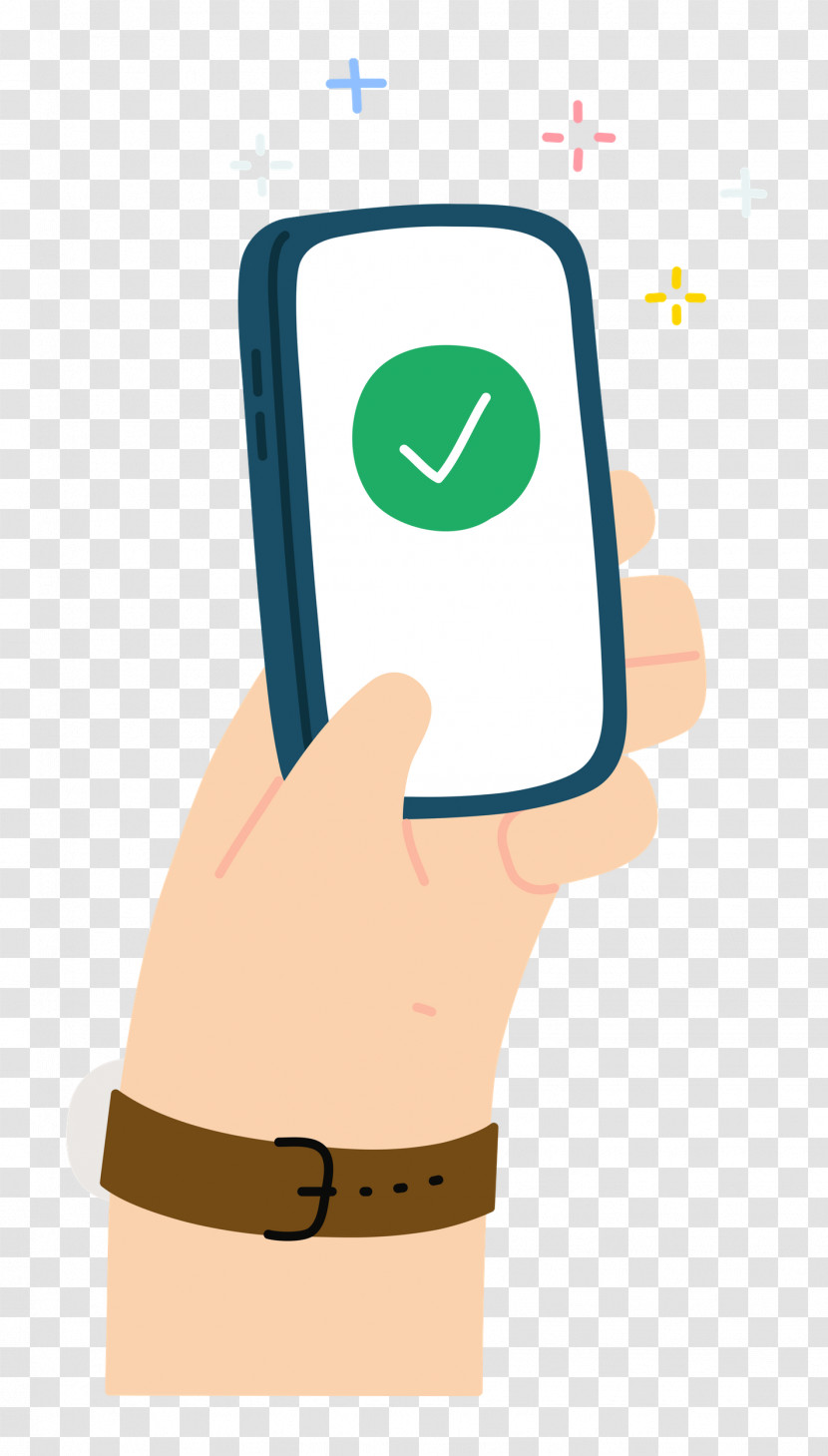 Phone Checkmark Hand Transparent PNG