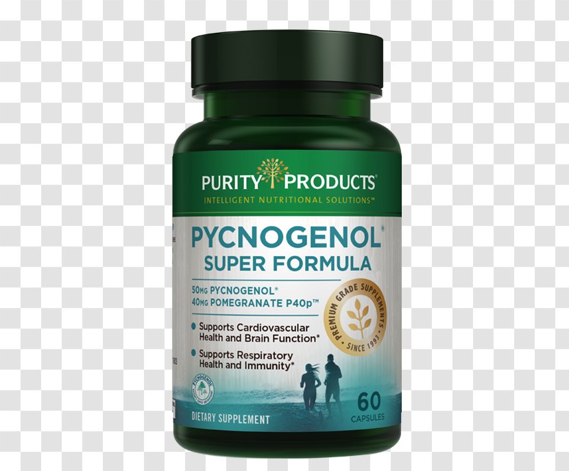 Dietary Supplement Pycnogenol Super Formula Activated Pomegranate P40p Purity Products - Liquid - Hair, Skin And Nails Formula,30 Capsules CapsulesMatcha Tea Side Effects Transparent PNG