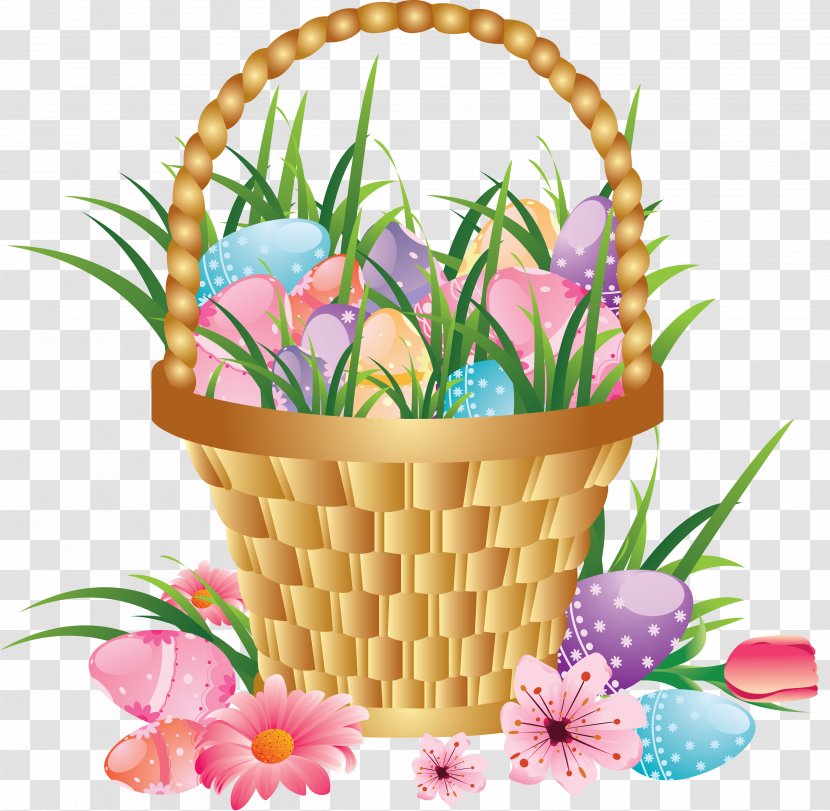 Easter Bunny Egg Clip Art - Basket Transparent PNG
