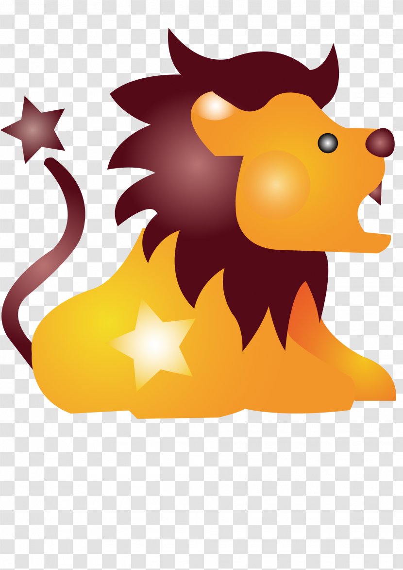 Lion Leo Astrological Sign Clip Art - White Transparent PNG