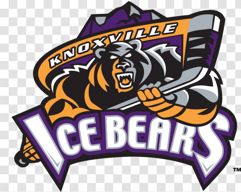 Knoxville Civic Coliseum Ice Bears Southern Professional Hockey League Pensacola Flyers Columbus Cottonmouths - Purple - Text Transparent PNG