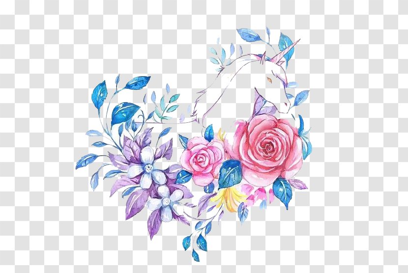 Floral Design Watercolor Painting Flower Illustration - Rose - Flowers Transparent PNG