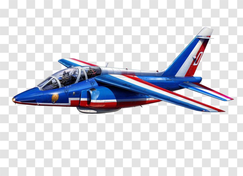 Dassault/Dornier Alpha Jet Patrouille De France Airplane Revell Aircraft Transparent PNG