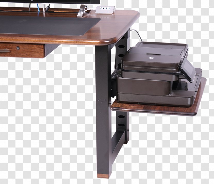 Computer Desk Standing Writing Hutch - Table Transparent PNG