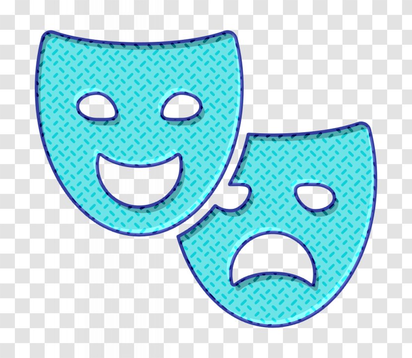 Theatre Masks Icon Art Birthday Party - Theater - Smiley Emoticon Transparent PNG
