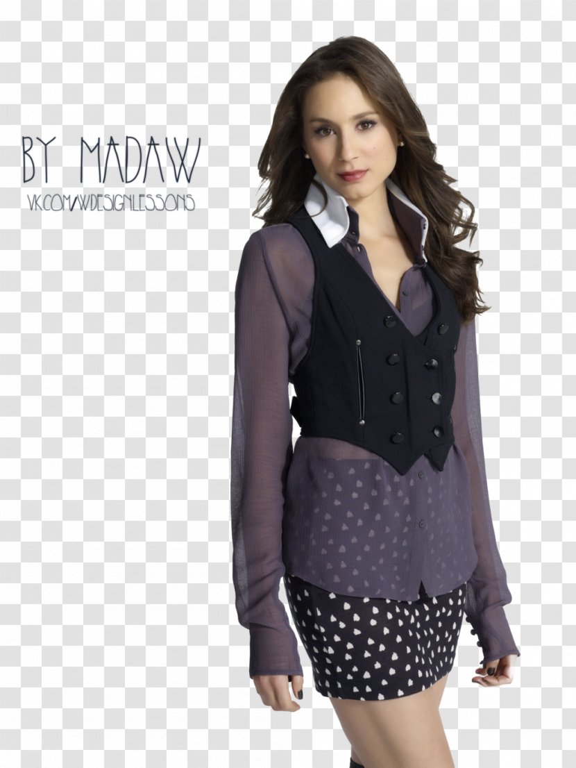 Troian Bellisario Pretty Little Liars Spencer Hastings Alison DiLaurentis Hanna Marin - Outerwear Transparent PNG