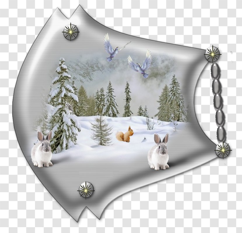 Image Winter Desktop Wallpaper GIF - Evergreen - Anna Outline Transparent PNG