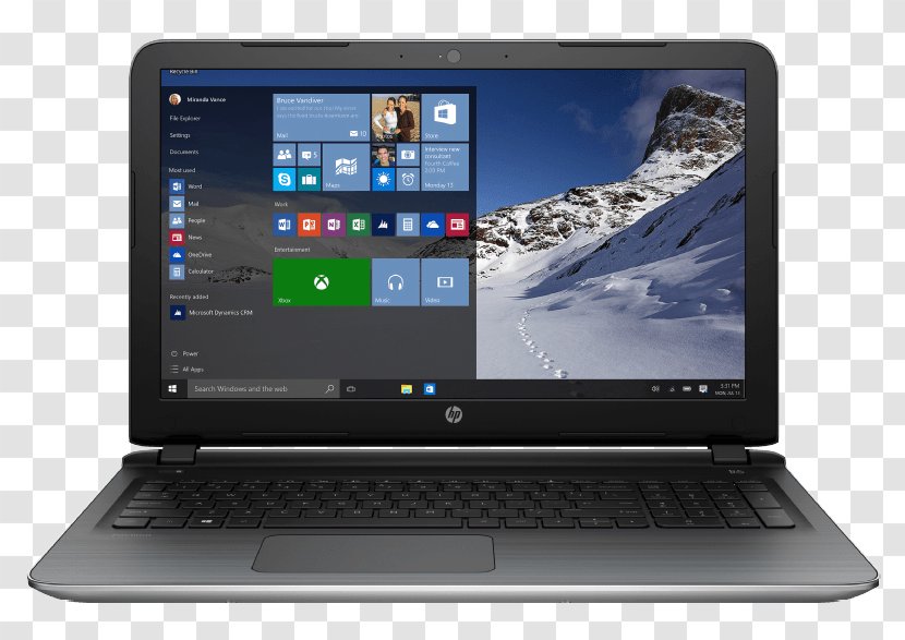 Laptop Hewlett-Packard HP Pavilion Intel Core I7 - Hp Envy Transparent PNG