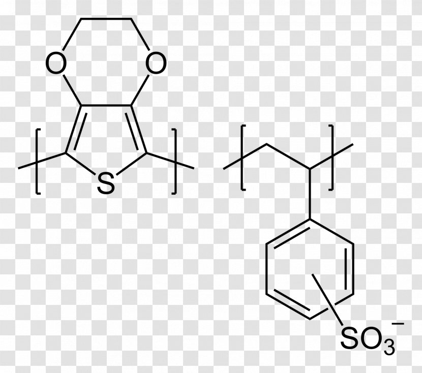 Poly(3,4-ethylenedioxythiophene) PEDOT:PSS Polymer Polystyrene Sulfonate - Flower - Structure Transparent PNG