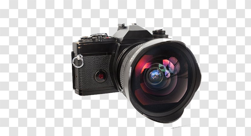Digital SLR Photographic Film Camera Lens Photography Single-lens Reflex - Photographer - The Long Wheelbase Transparent PNG