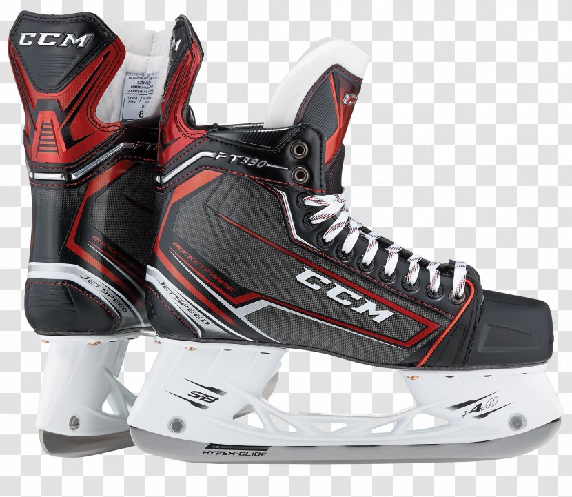 CCM Hockey Ice Equipment Skates Bauer - White Transparent PNG