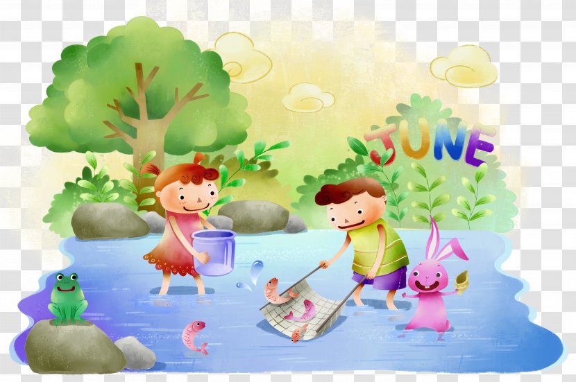 Download Photography Illustration - Template - Fishing On The River Transparent PNG
