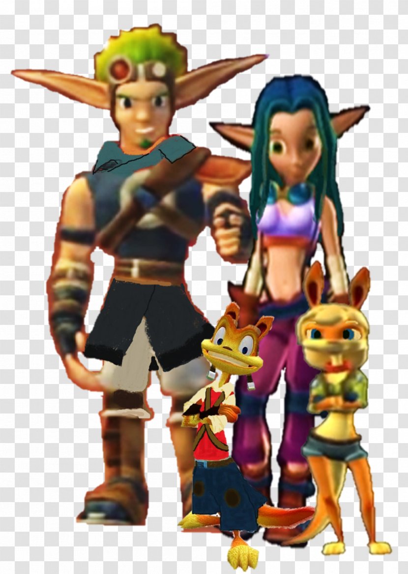 Jak 3 II And Daxter: The Precursor Legacy Daxter Collection - Action Figure Transparent PNG