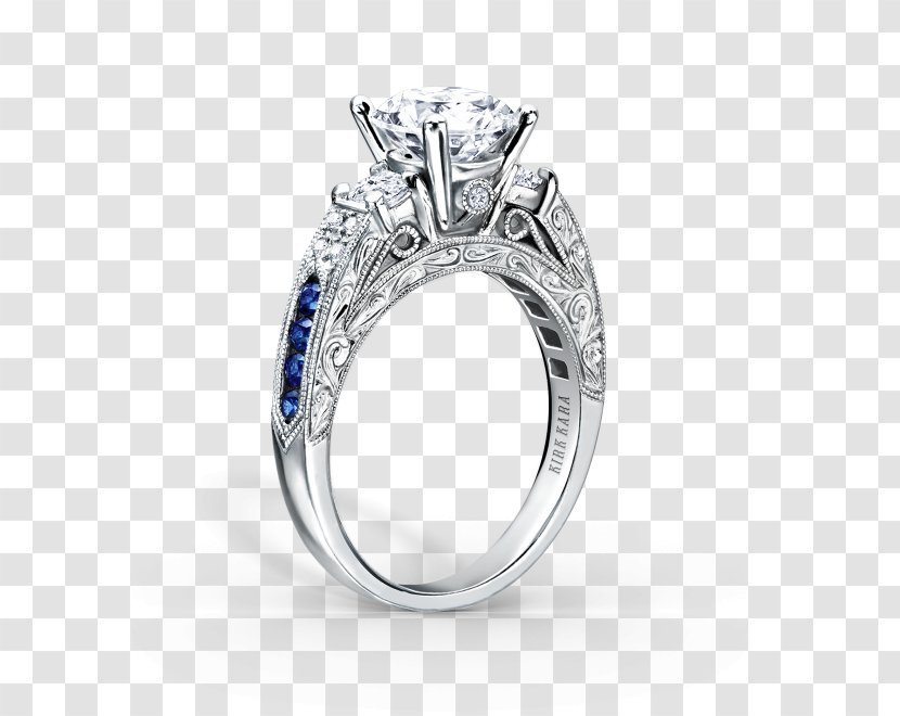 Engagement Ring Wedding Sapphire Diamond - Halo Transparent PNG