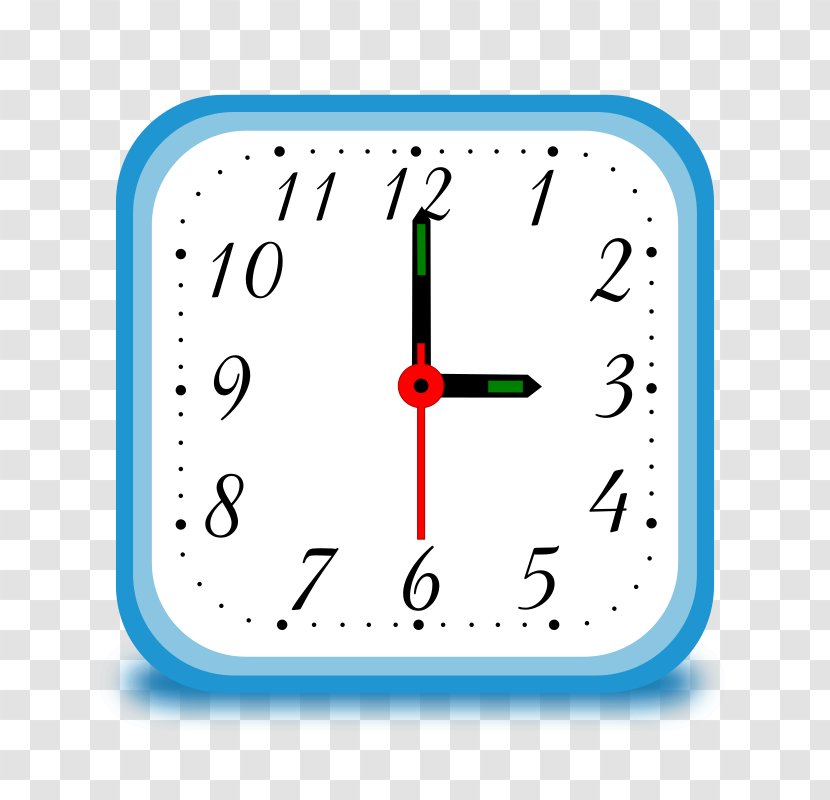 Alarm Clocks Clip Art - Digital Clock Transparent PNG