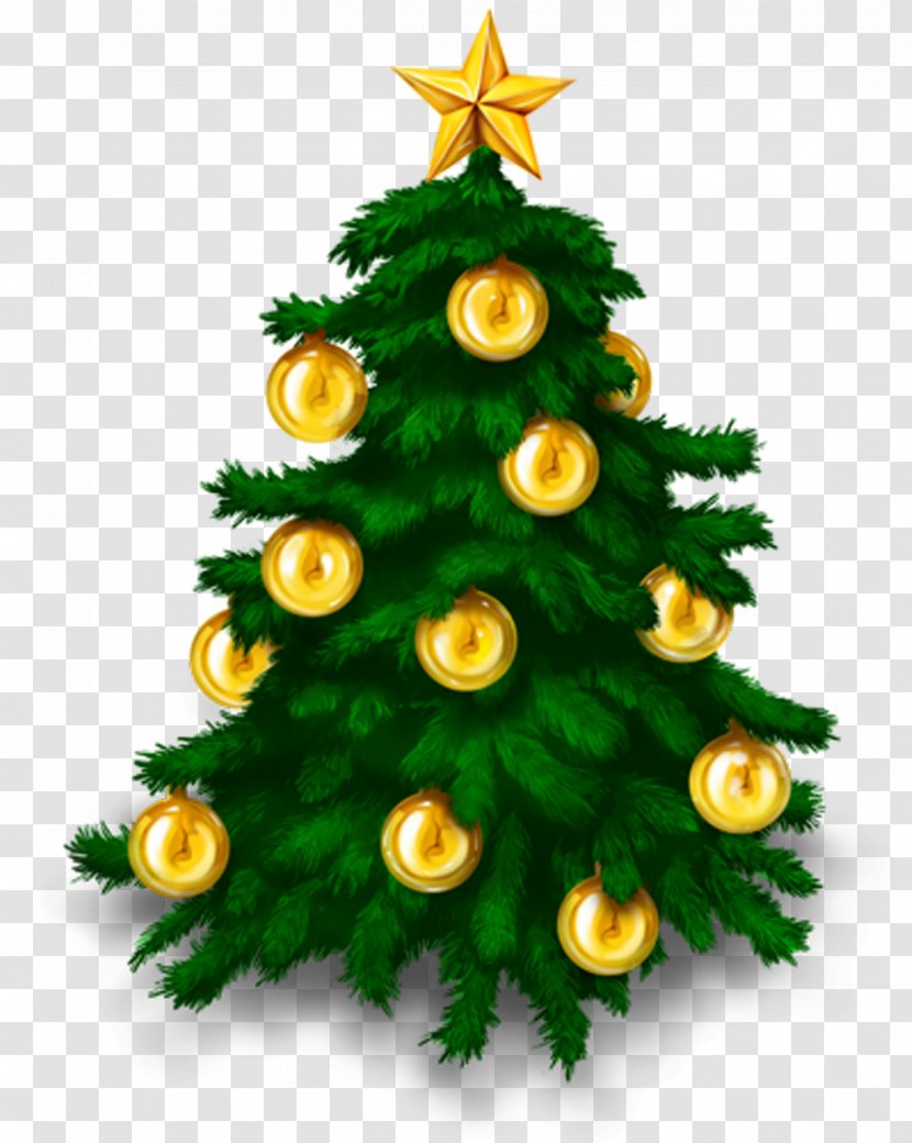 Christmas Tree Clip Art - Drawing Transparent PNG