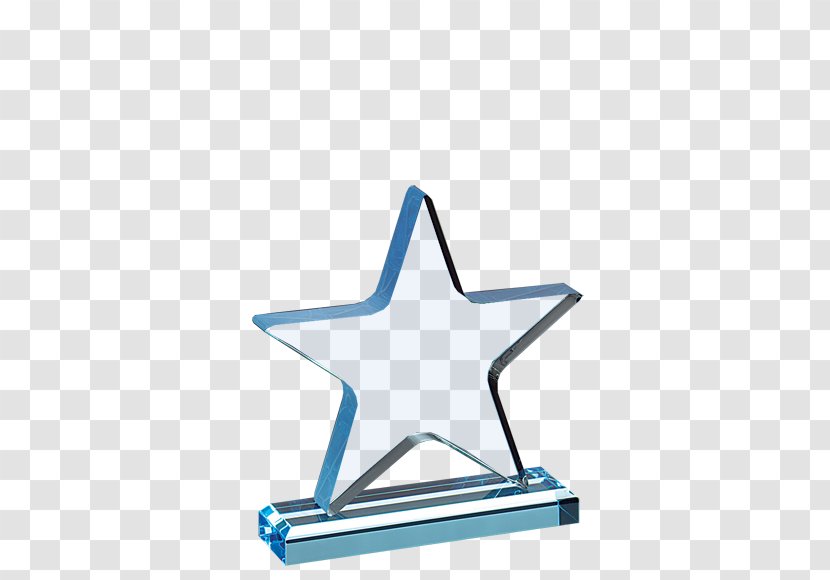 Acrylic Trophy Award Poly(methyl Methacrylate) Star - Glass Transparent PNG