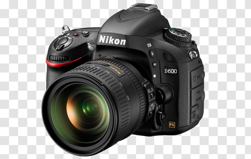 Nikon D610 D600 Digital SLR Single-lens Reflex Camera - Canon - Camara Fotografica Transparent PNG