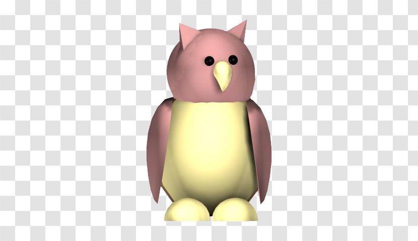 Owl Animation Autodesk 3ds Max 3D Computer Graphics - Model - Pink Transparent PNG