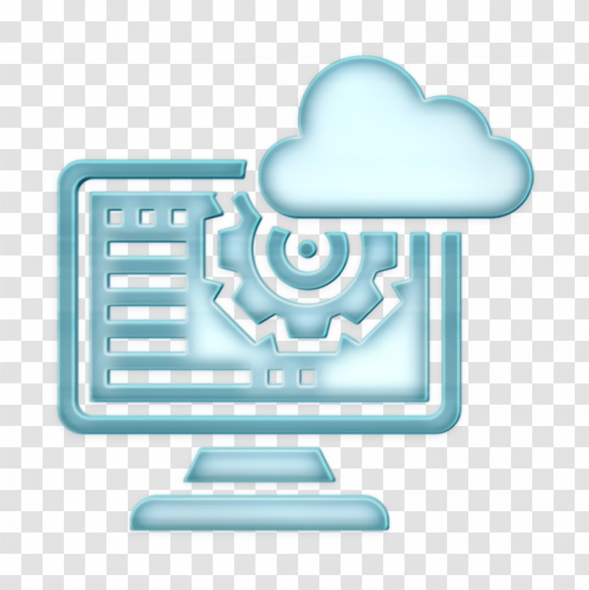 Processing System Icon Big Data Icon Cloud Icon Transparent PNG