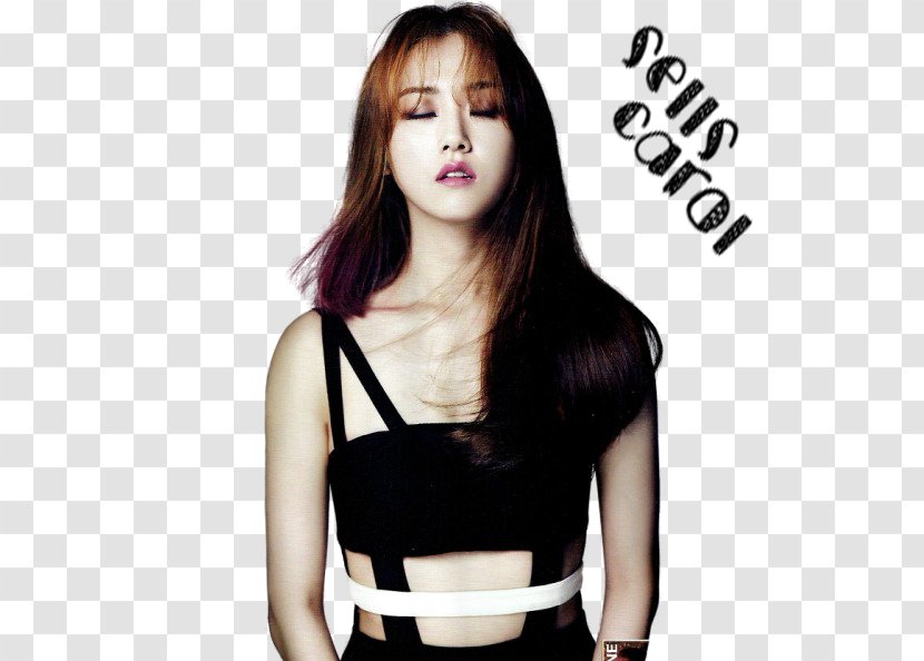 Heo Ga-yoon 4Minute Model Photo Shoot Hair - Shoulder Transparent PNG