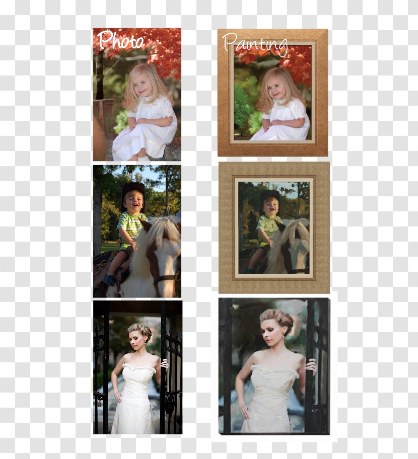 Picture Frames Collage Gown - Frame Transparent PNG