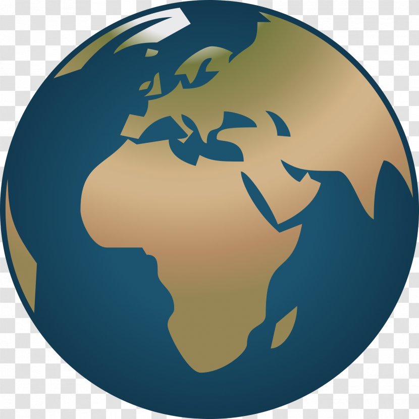 Globe World Black And White Clip Art - Map - Global Transparent PNG