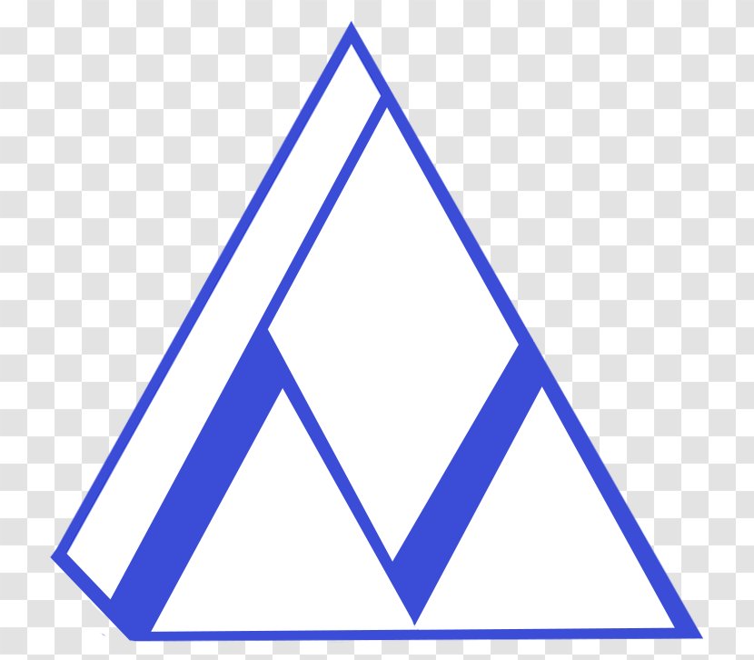 Triangle Font - Symmetry Transparent PNG