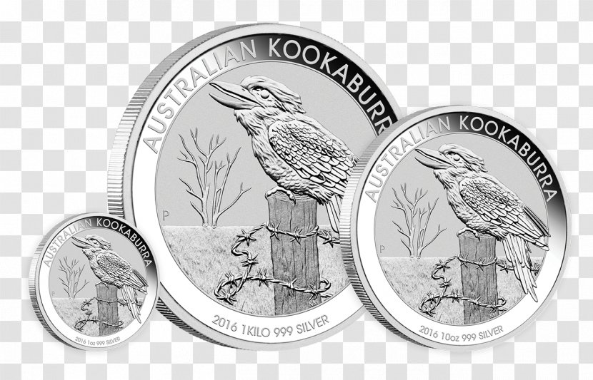 Perth Mint Laughing Kookaburra Australian Silver Bullion Coin - Money Transparent PNG