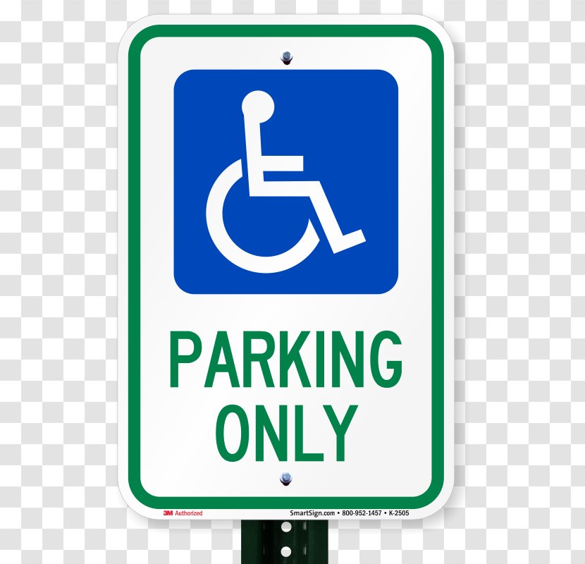 Disabled Parking Permit Disability ADA Signs Accessibility - Wheelchair Accessible Van - Sign Transparent PNG