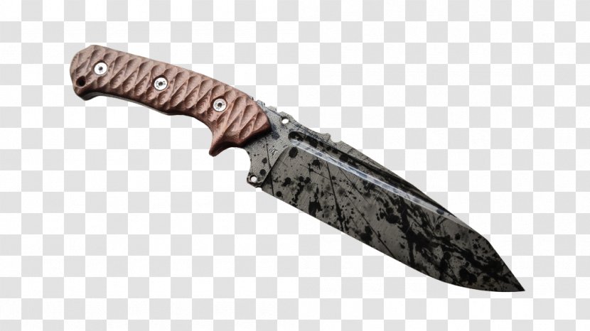 Bowie Knife Hunting & Survival Knives Utility Throwing - Kitchen Utensil Transparent PNG