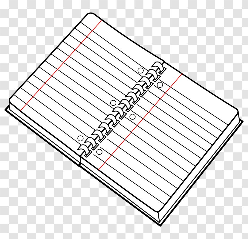 Paper Notebook Clip Art - Picture Of A Transparent PNG