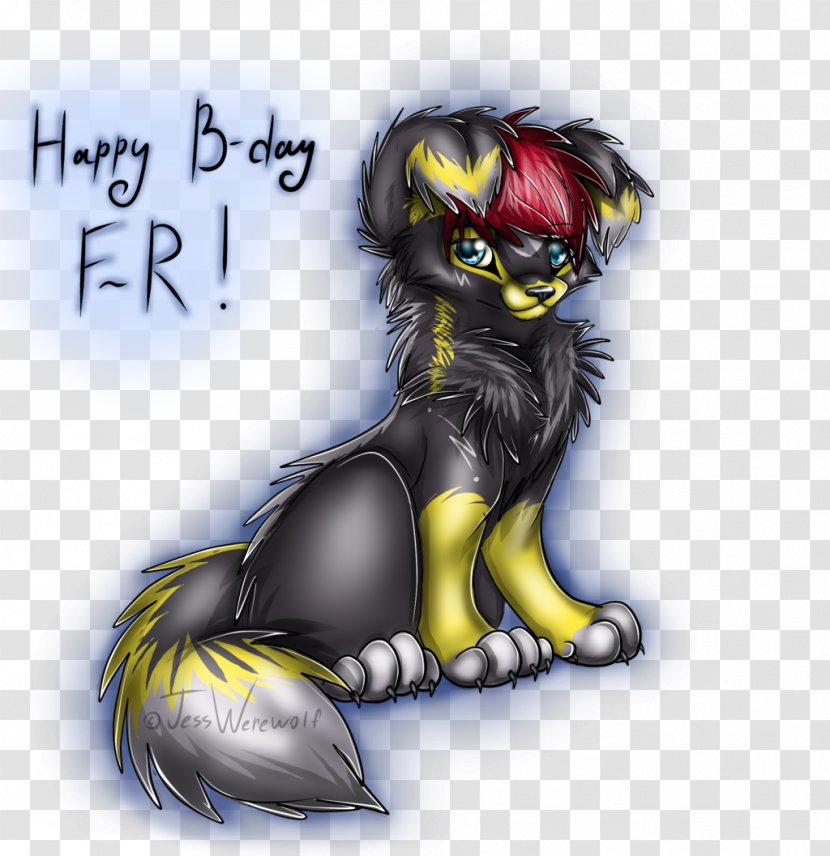 Cat Canidae Dog Legendary Creature - Happy B.day Transparent PNG