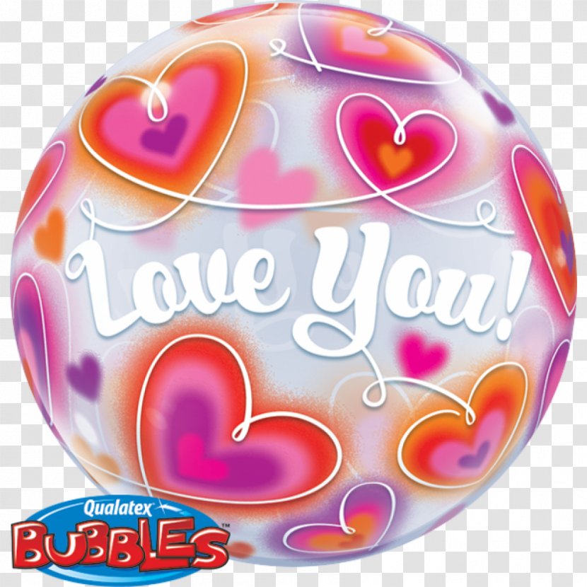 Toy Balloon Heart Valentine's Day Love - Bopet - Bubble Of Transparent PNG
