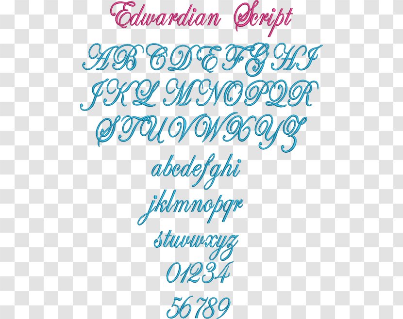 Handwriting Script Typeface Identifont Clip Art - Blue - Beauty Pageant Transparent PNG