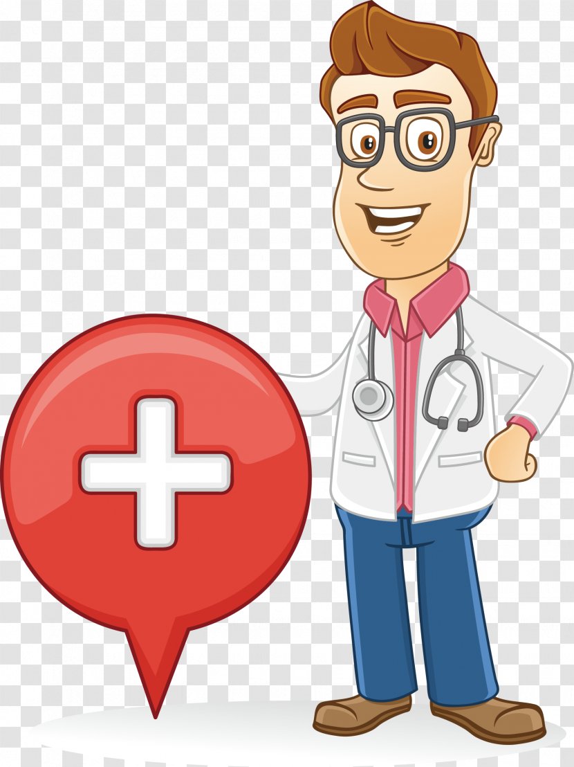 Physician Cartoon Medicine Illustration - Joint - Doctor Transparent PNG
