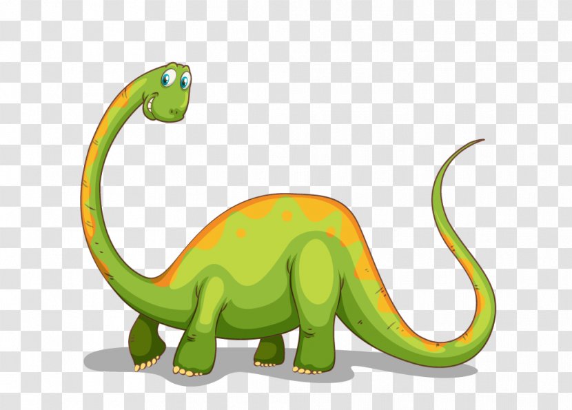 Dinosaur Euclidean Vector Diplodocus - Cartoon Transparent PNG