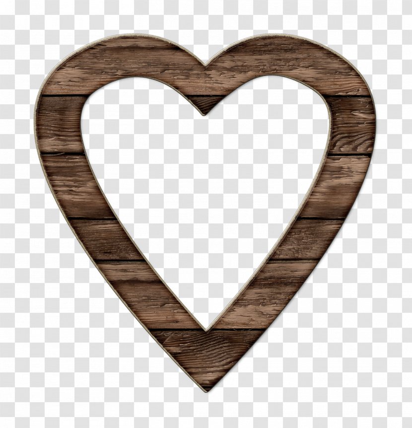 Heart Picture Frames Photography - Stock - Love Wood Transparent PNG