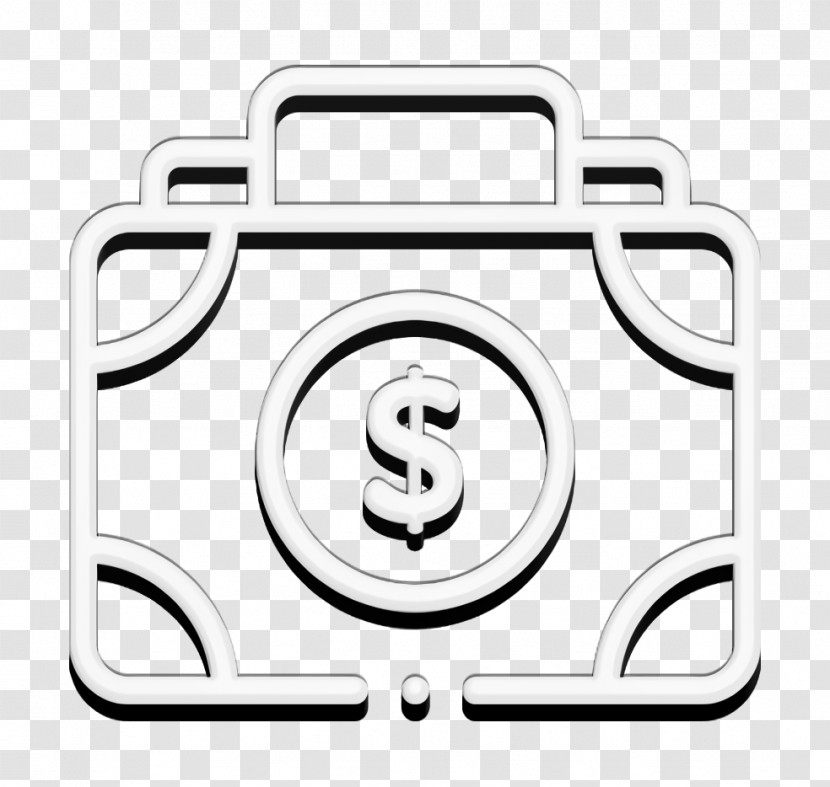 Case Icon Money Icon Suitcase Icon Transparent PNG