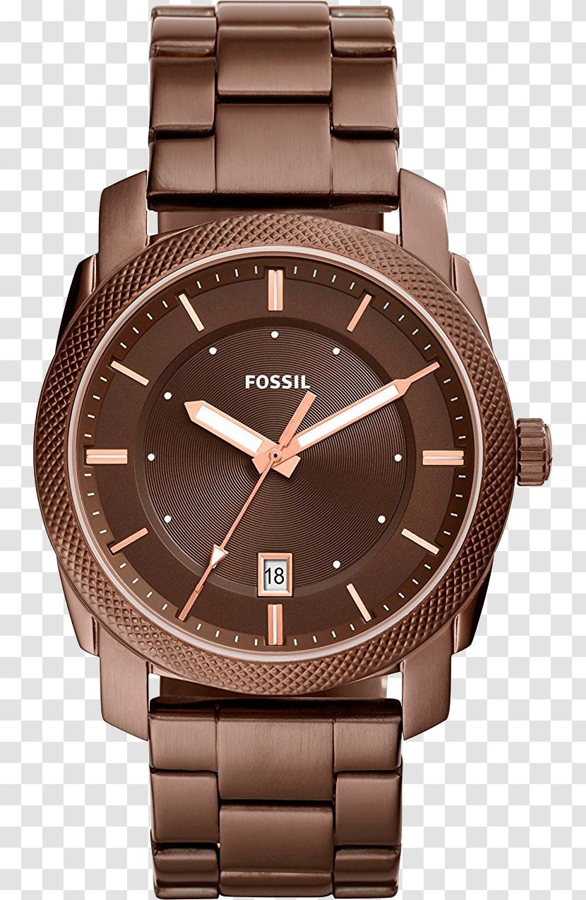 Fossil Machine Chronograph Watch Grant Group Men's Transparent PNG