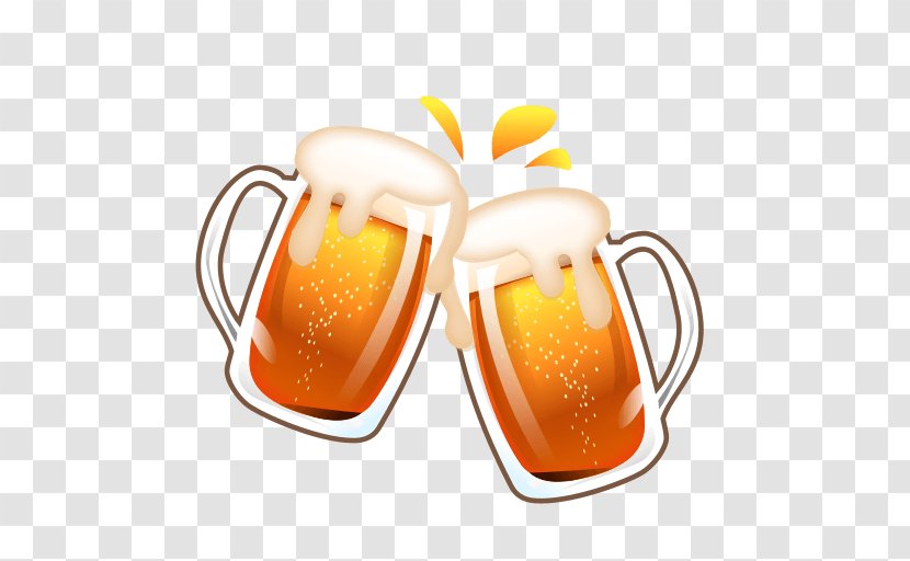 Emoji Beer Smiley Emoticon Symbol - Fruit Transparent PNG