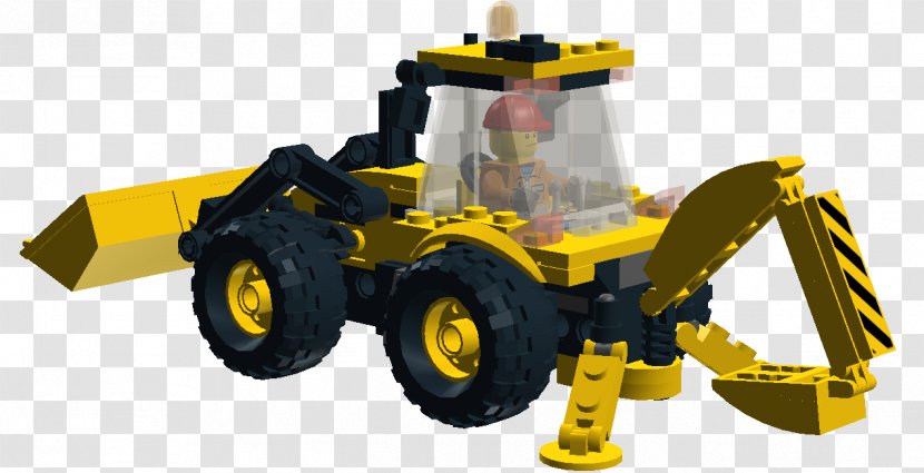 Bulldozer LEGO Motor Vehicle Tractor Transparent PNG
